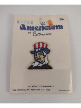 NEW Americana Costumakers Uncle Sam Patch Patriotic USA Small Political
